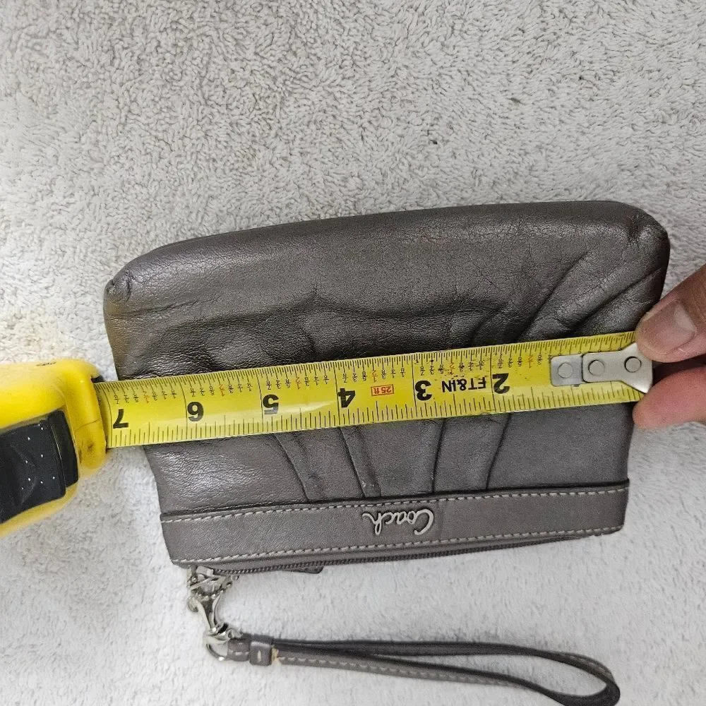 Coach wristlet gray